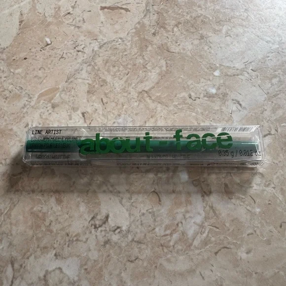 ABOUT-FACE Line Artist Gel Eyeliner Matte Liner REPTILIAN - Leafy Green NEW