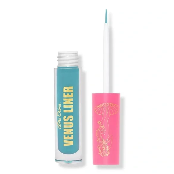 Lime Crime Venus Liquid Liner Butterfly Bright Aqua Blue Vegan Eyeliner New
