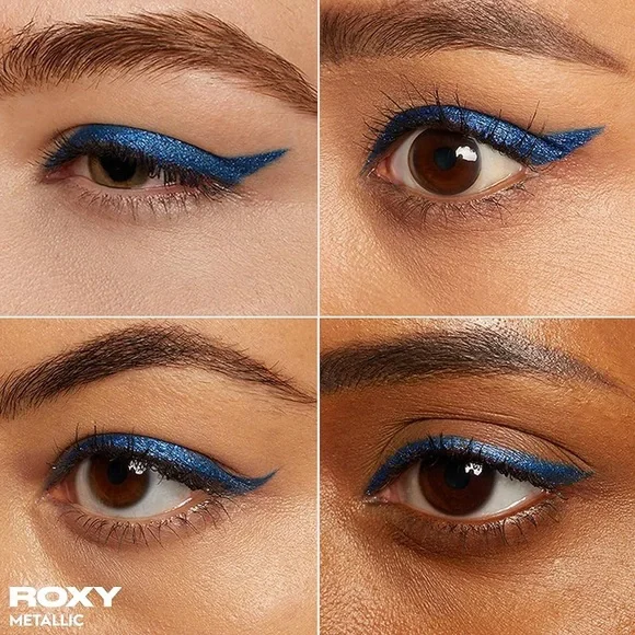 URBAN DECAY 24/7 Glide On Eyeliner Eye Pencil ROXY Metallic Blue NEW IN BOX 💙✨