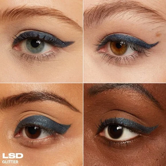 Urban Decay 24/7 Glide-On Waterproof Eyeliner Pencil Metallic Blue LSD Glitter
