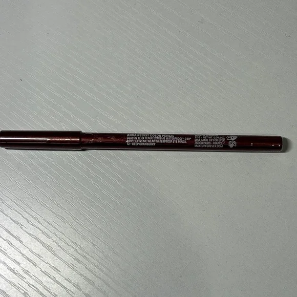 Make Up For Ever Aqua Resist Color Pencil 12 Deep Cranberry Waterproof Eyeliner