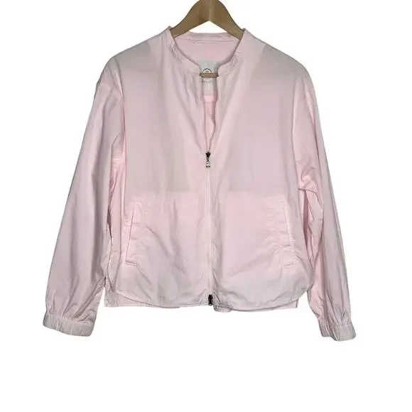 Bogner Lightweight Jacket Women 8 Pink Full Zip Pocket Casual Outdoor Athleisure