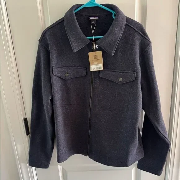 Women's Better Sweater® Zippered Fleece Chore Jacket NWT