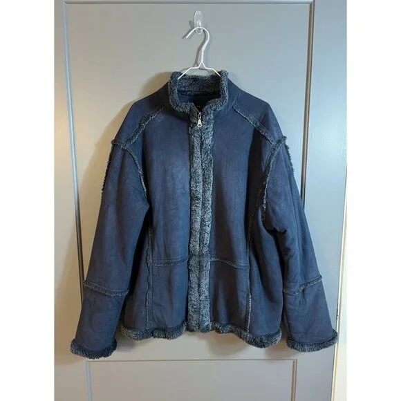 Toku Women’s Faux‎ Suede & Fur Coat