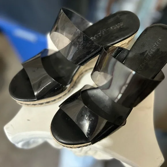 Karl Lagerfeld‎ Black Espadrille Slides