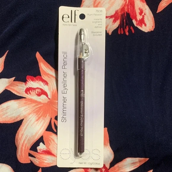 Elf Shimmer Eyeliner Pencil Plum Passion 7608 1g New