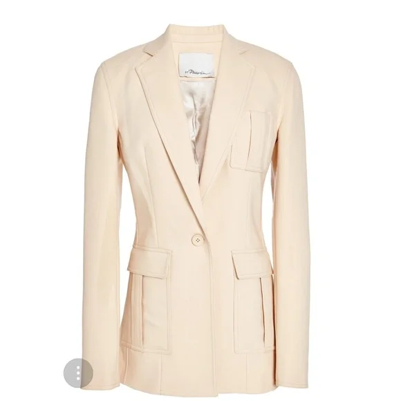 Phillip Lim 3.1 Soft Peach Cut Away Blazer s8