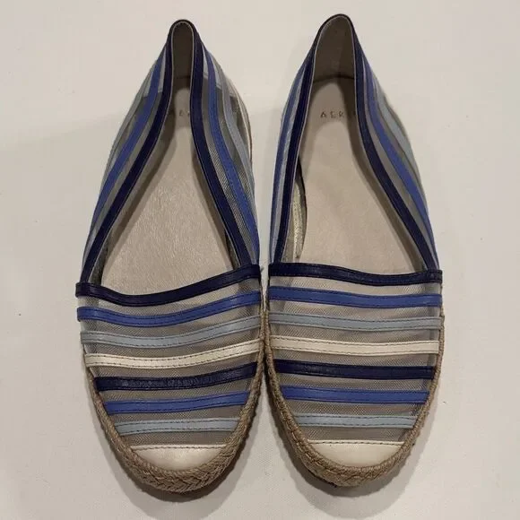 Aerin Women's Navy and Light Blue Espadrilles