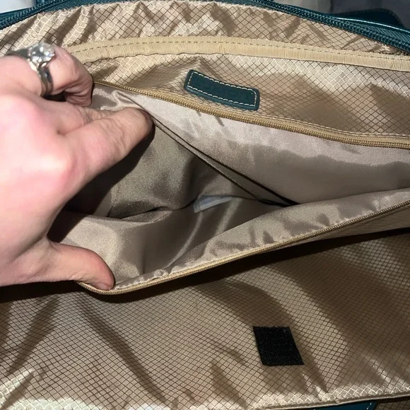Buxton Teal Laptop Bag with organization pockets