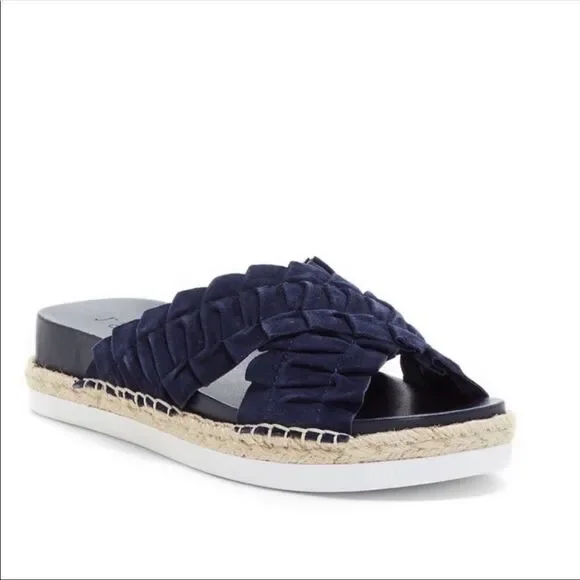 1. State Salyn Ruffle Espadrille Slide Sandal
