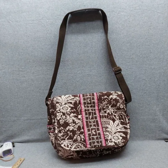 Retired Retro VERA BRADLEY Imperial Toil messenger bag 2009