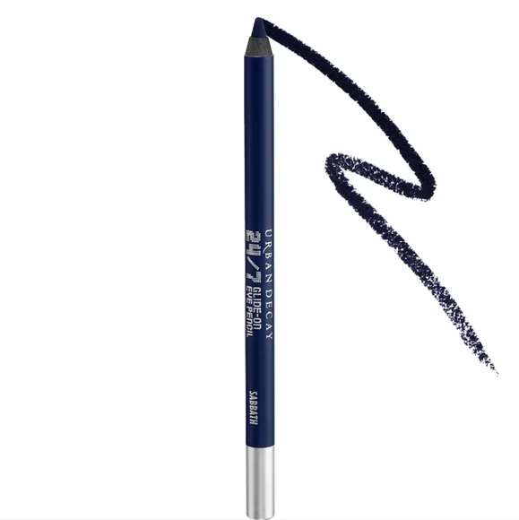 UD 24/7 GLIDE-ON WATERPROOF EYELINER PENCIL SABBATH-deep navy matte. BNIB