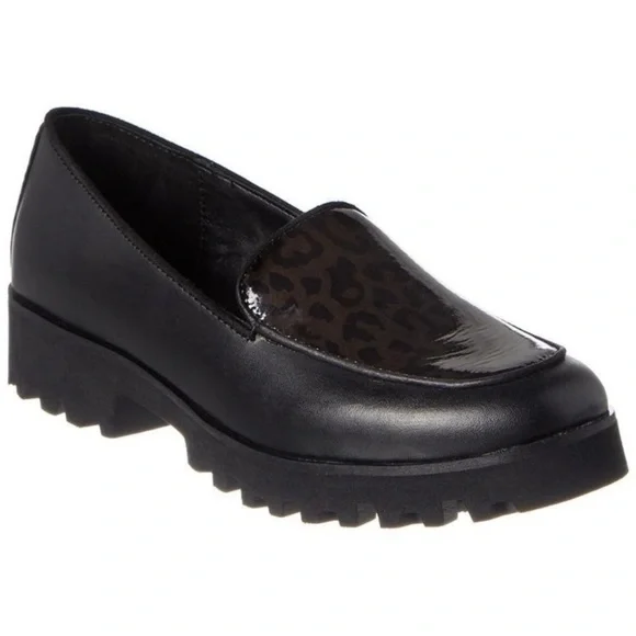 “DONALD J. PLINER” Rowin Platform Leopard Loafer