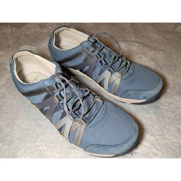 Dansko Womens 8.5 US /39 Henriette Comfort Sneaker Shoe Added Support Blue