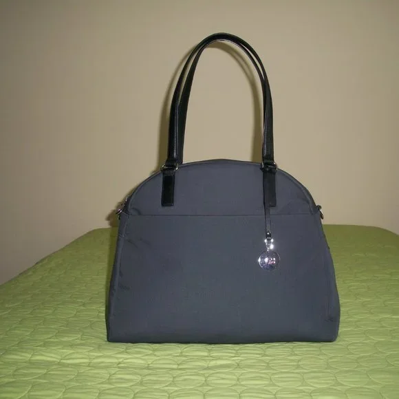 Lo & Sons Grey Nylon Laptop/Weekender