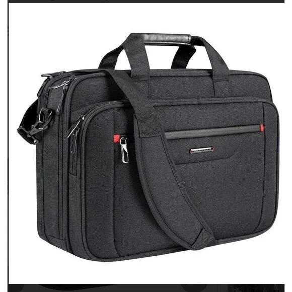 Laptop Briefcase Premium Laptop Case Fits up to 17.3 Inch Business Shoulder Bag