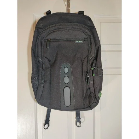 Targus Bag School Laptop Backpack Camping Carrying Case Bag Black Green