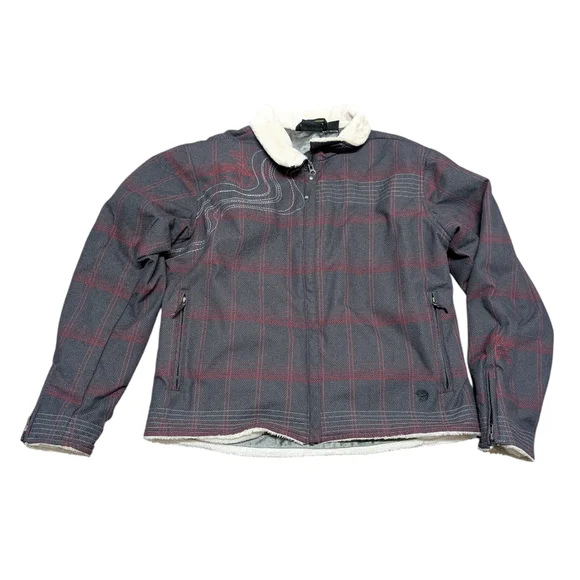 Mountain Hardwear Commotion Retro Stitched Plaid Winter Jacket Women's Large