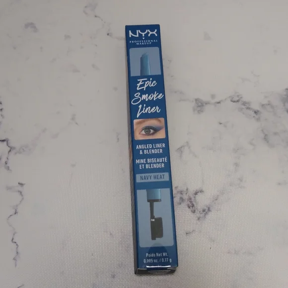 NYX Epic Smoke Liner Angled Liner & Blender Navy Heat Sealed