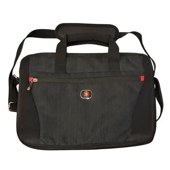 WENGER Structure 14 inch Laptop Slimcase Black Gray Bussiness Travel Comfort‎