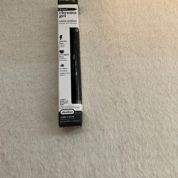 3-in-1 Chroma Gel Creme Eyeliner – Obsidian Black