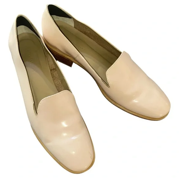 Rachel Comey Patent Leather Beige Flats