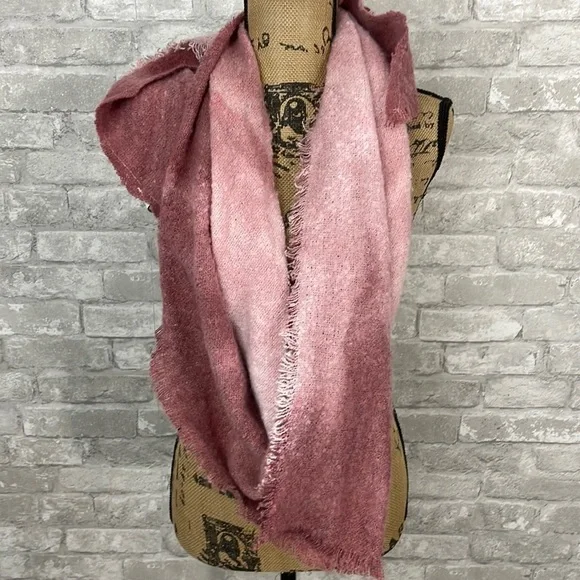 Sonoma Pink Ombré Triangle Scarf