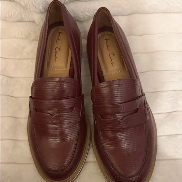 Me Too Burgundy Loafers