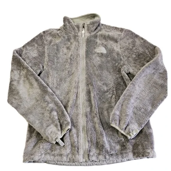 The North Face Osito Fleece Women's Jacket Gray Medium Zip Up