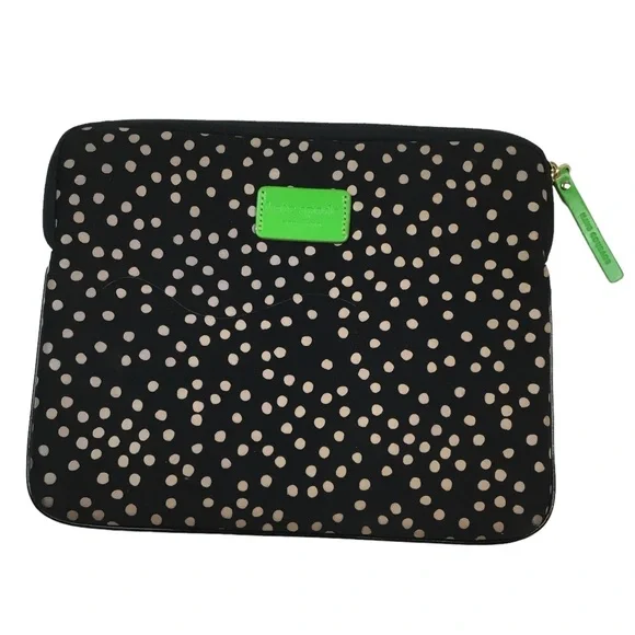 Kate Spade Black White Polka Dot Tablet IPad Case