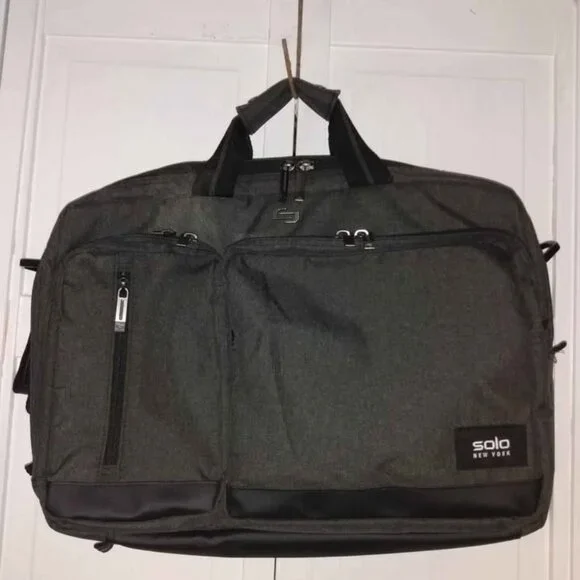 Solo New York Gray Laptop Backpack