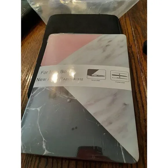 New Wocadi 5-in-1 Black and Pink MacBook New Air 13