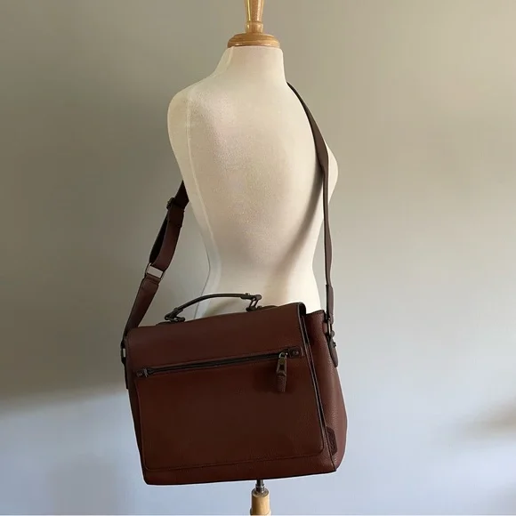 Brown Shoulder Briefcase NWOT