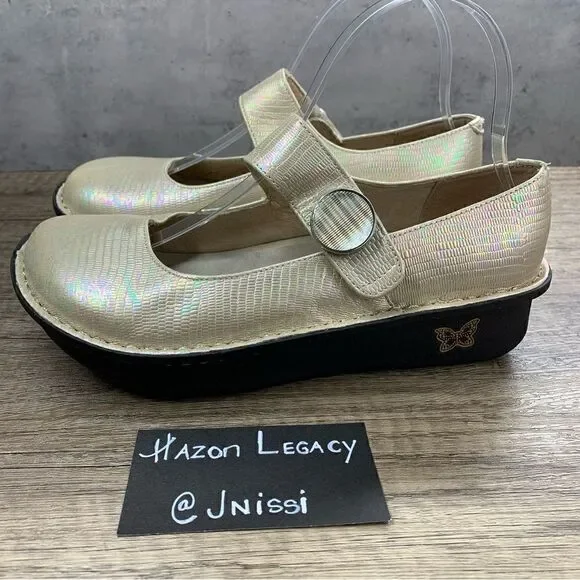 Alegria~Women’s~Palomoa Abalone Mary Jane PAL-243~Size 37/US 7/7.5‎