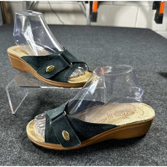 Fly Flot - Slide Navy Anti Shock Anatomic Slip On Shoe EU 38 US 7-7.5 Beach