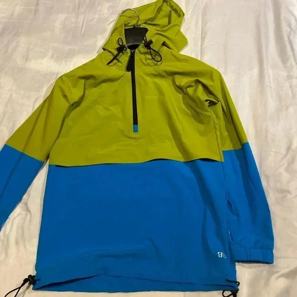 Hooded Jacket - Lightweight Parka 1/4 zip for Women Size XS Albion