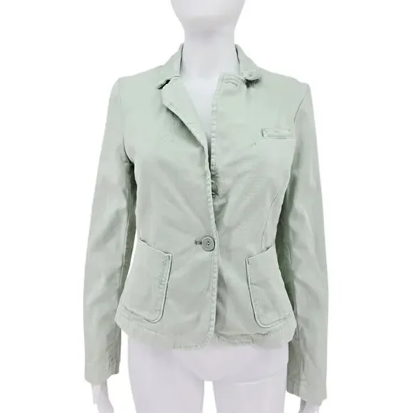 Anthropologie Cartonnier Blazer Green XS