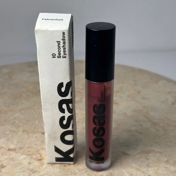 Kosas 10 Second Eyeshadow 6ml Fahrenheit Burgundy Liquid DAMAGE‎