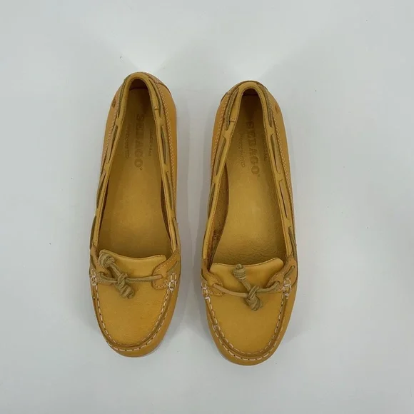 Sebago Women's Yellow Moccasin Loafers Size 8