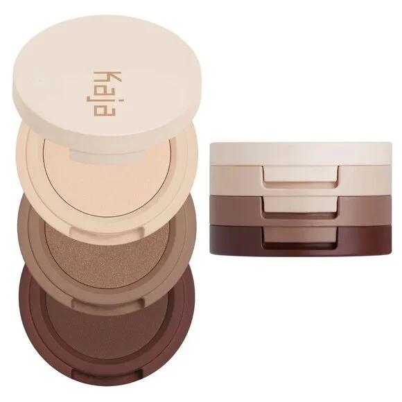 Kaja Beauty Bento Eyeshadow Trio in Neutral‎ Moment NIB