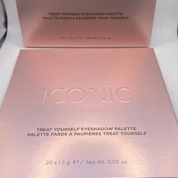 Iconic London Treat Yourself Eyeshadow Palette Shimmer Neutral Matte 20 shades