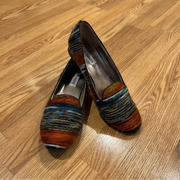Steve Madden twisted yarn Loafers sz 7‎ M