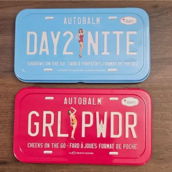 THE BALM autobalm Day2Nite & GRL PWDR Shadow Palettes