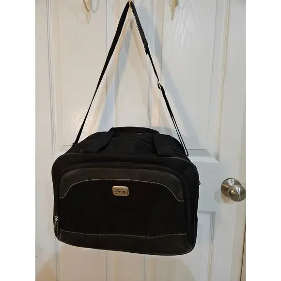 Jeep Duffle Tote Laptop Shoulder Carry Bag