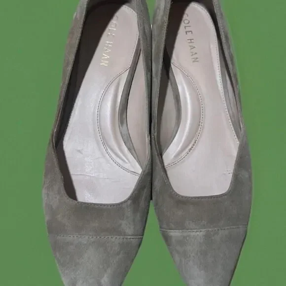 Cole-haan Women's Grey and Green Loafers