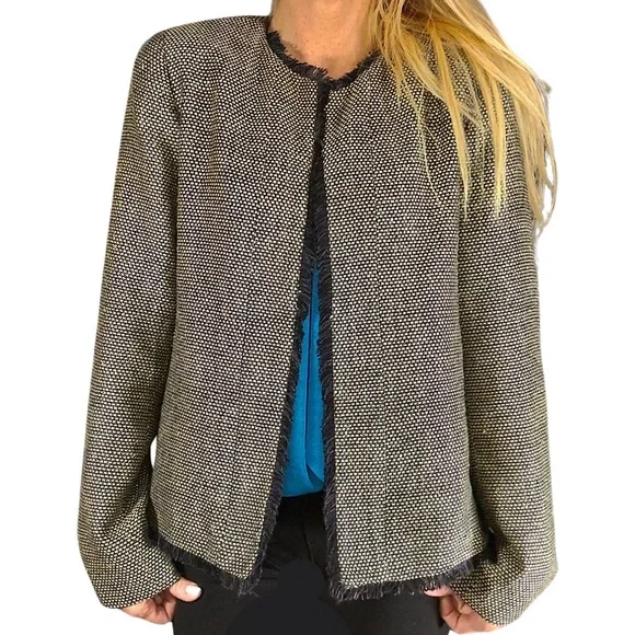 DONCASTER VINTAGE‎ Tweed 100% Silk Blazer