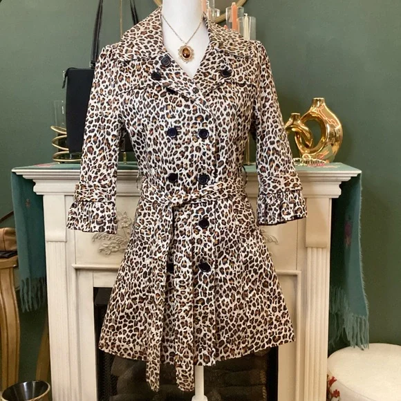 5th‎ Culture Leopard Print PeaCoat