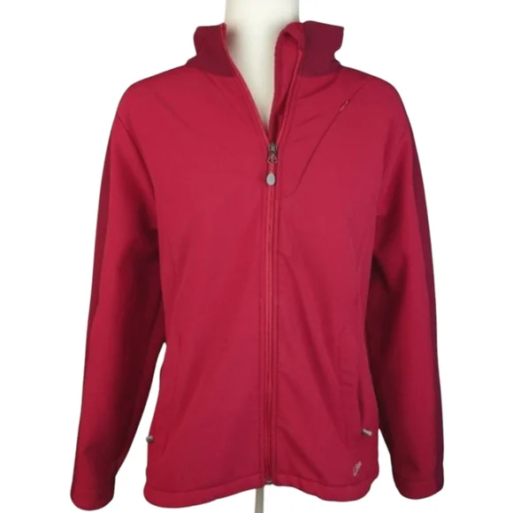 LL Bean‎ Dark Pink Full Jacket Size XL