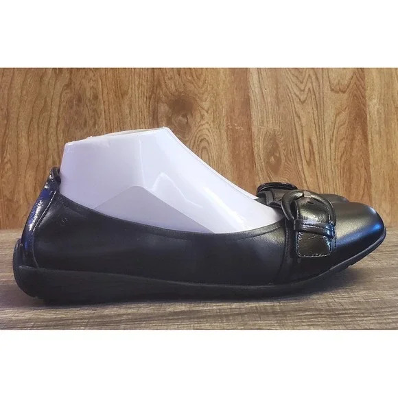 Josef Seibel Fenja‎ 23 Flat Loafer Shoes Women's EU 40 US 7 Black