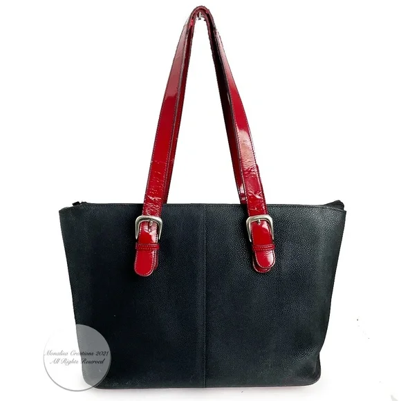 Jack Georges Bag Milano Madison Avenue Business Tote Computer * Damaged Straps *